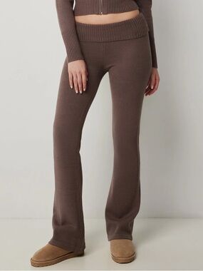 Ardene Wide-Leg Knit Pants